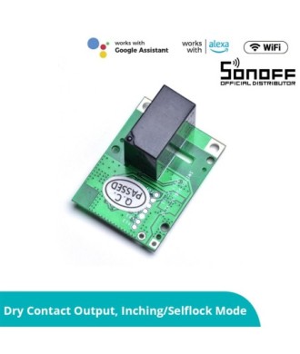GloboStar® 80001 SONOFF RE5V1C-R2 - Wi-Fi Smart Switch 5V Inching-Selflock Relay Module